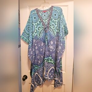 Ruby Yaya Beaded Cover-up